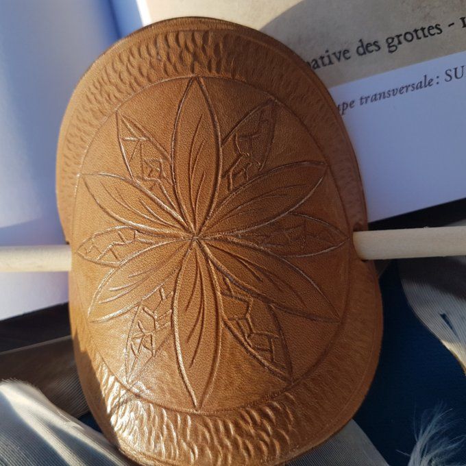 Barrette rosace ronde