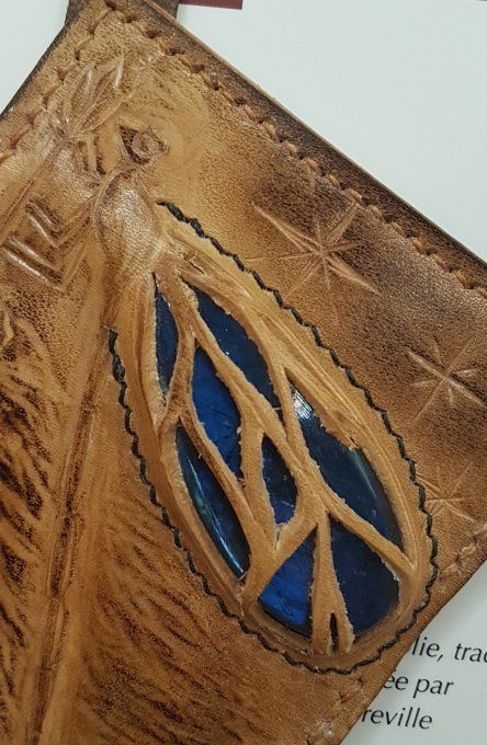 Marque-page signet luxe, demoiselle
