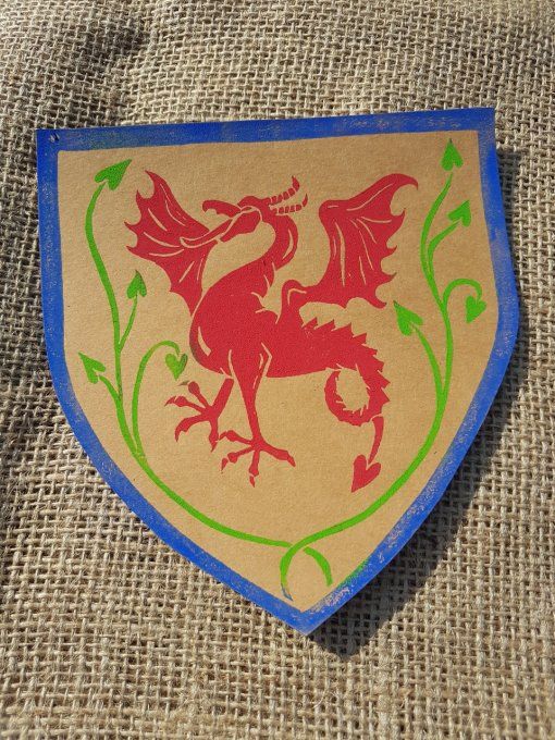 Écu Ancalagon papier brun