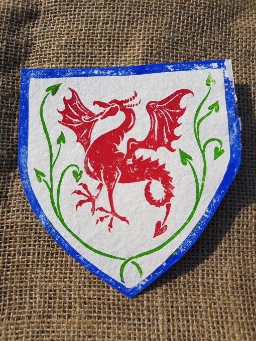 Écu Ancalagon papier chiffon 