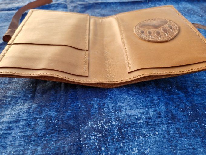 Porte-documents ours brun