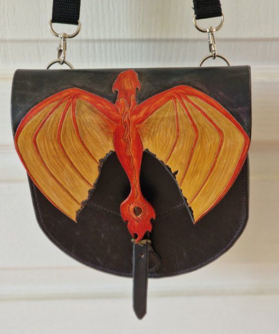 Sac à main dragon de feu