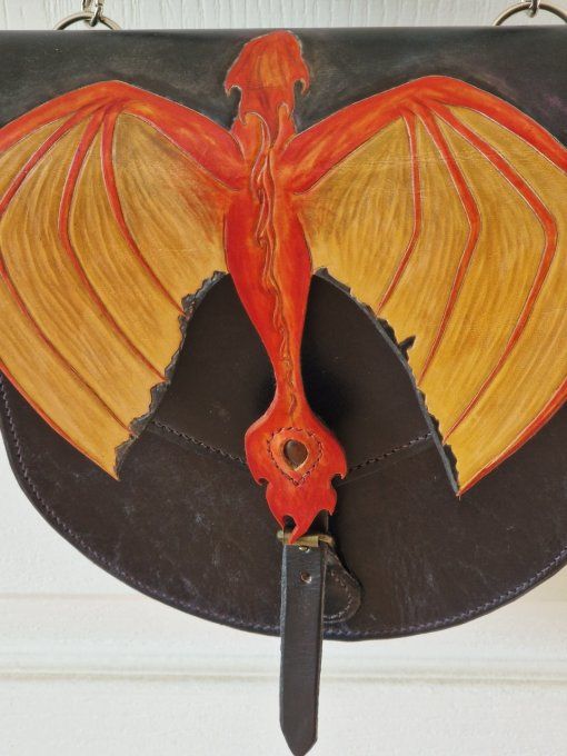 Sac à main dragon de feu