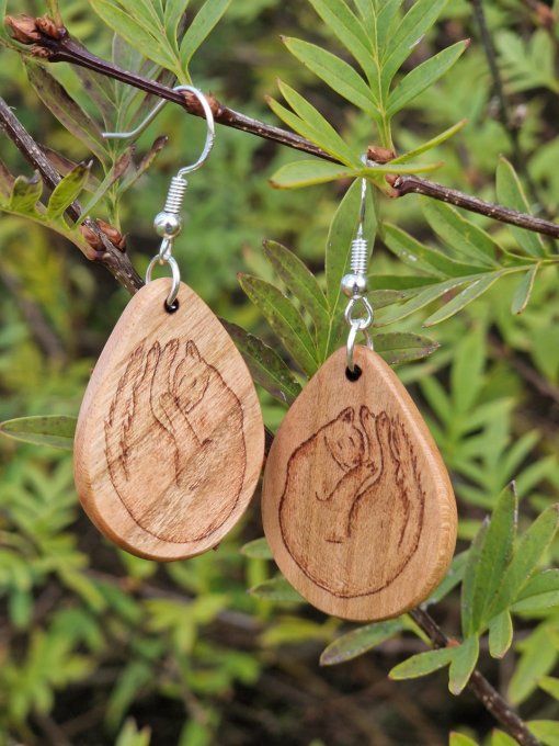 Boucles d'oreilles protecteurs chats 