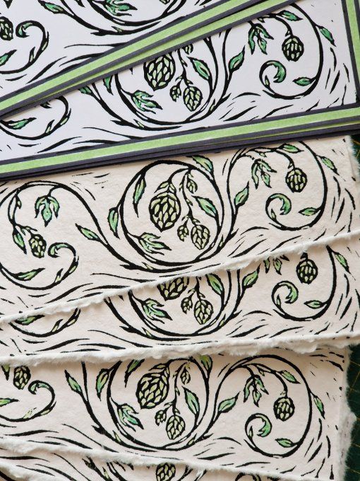 Marque-pages houblon 