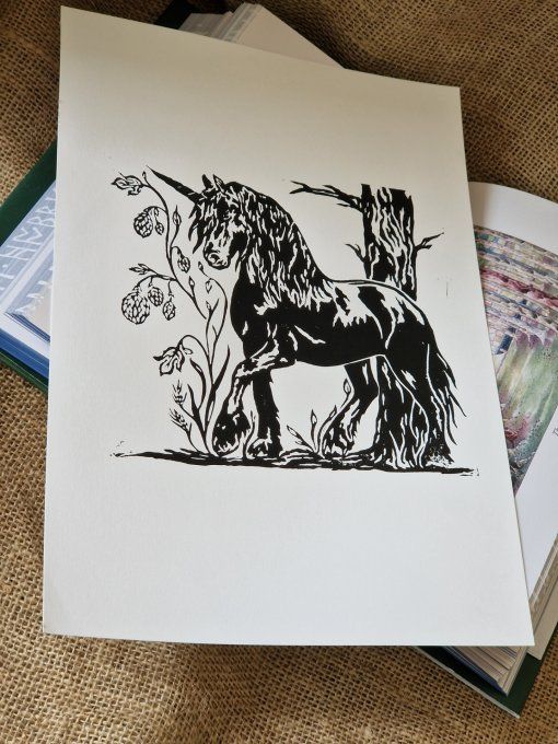 Licorne houblonnée (A4)