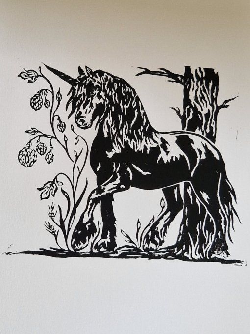 Licorne houblonnée (A4)