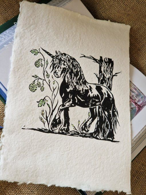 Licorne houblonnée (A4)