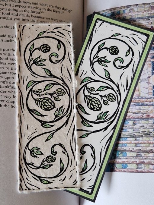 Marque-pages houblon 