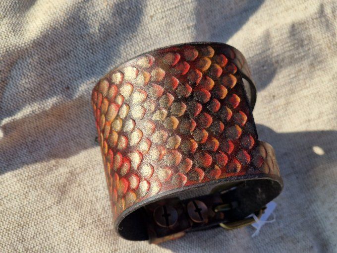 Bracelet écailles de dragon Souffle