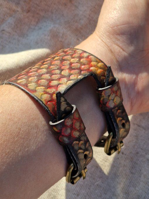 Bracelet écailles de dragon Souffle
