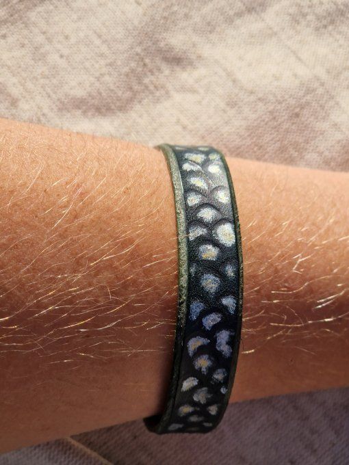 Bracelet écailles de dragon Feuille
