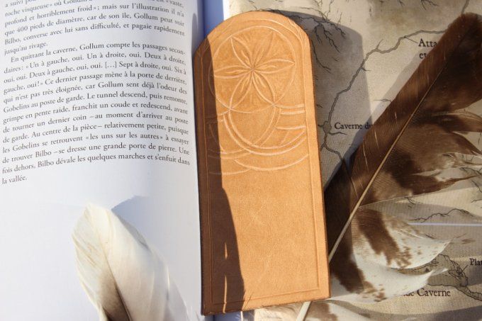 Marque-page rosace arc