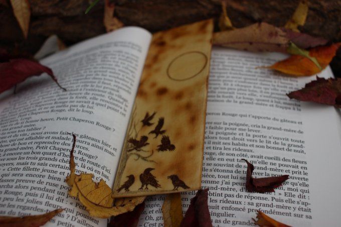 Grand marque-page "Les Sept Corbeaux"