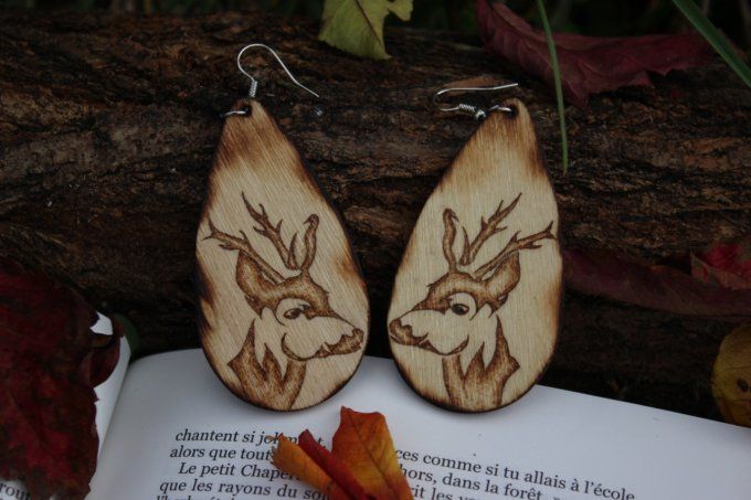 Boucles d'oreilles "Petit Frère et Petite Soeur"
