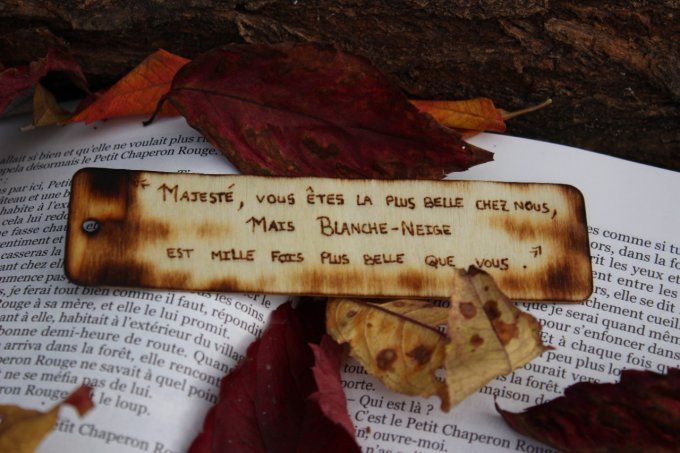 Marque-page "Blanche Neige"