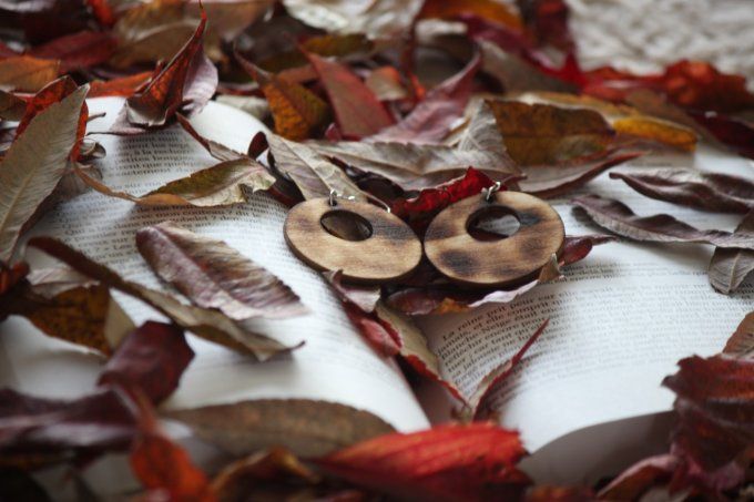 Boucles d'oreilles "Petit Chaperon Rouge"