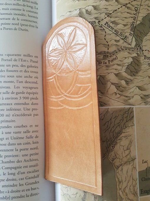 Marque-page rosace arc