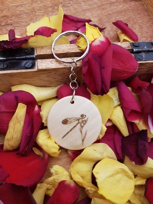 Porte-clefs libellule