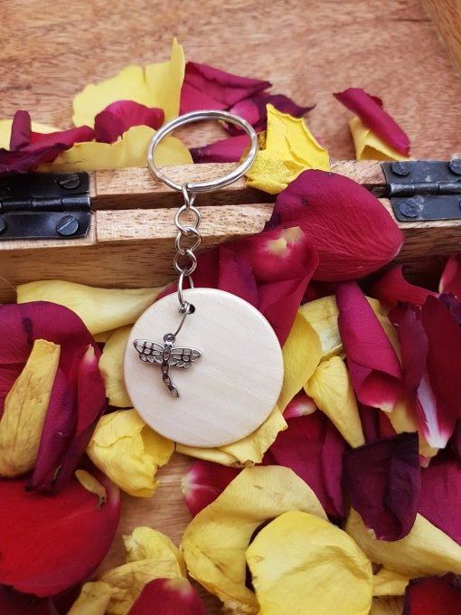 Porte-clefs libellule