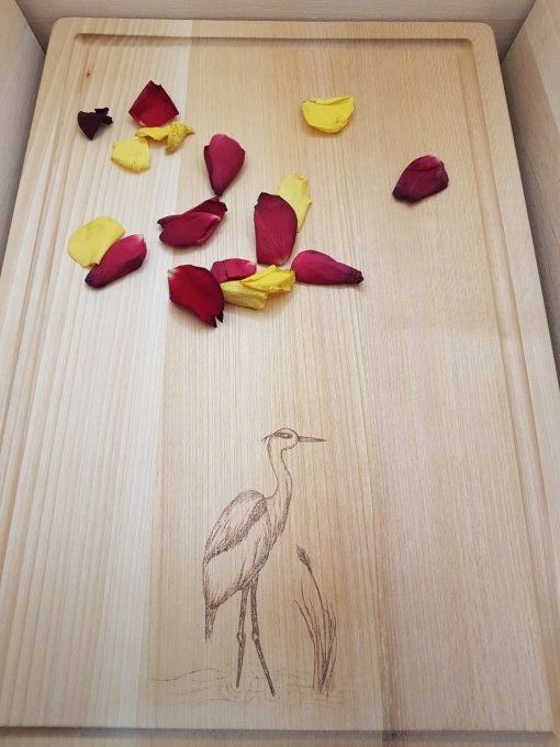 Planche de service héron