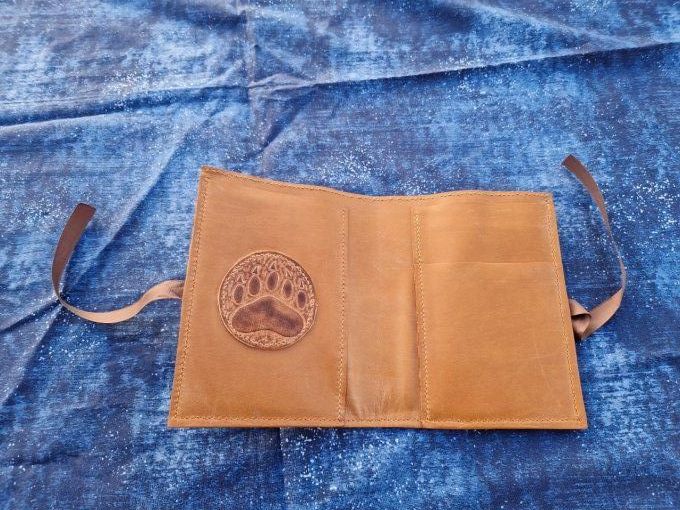 Porte-documents ours brun