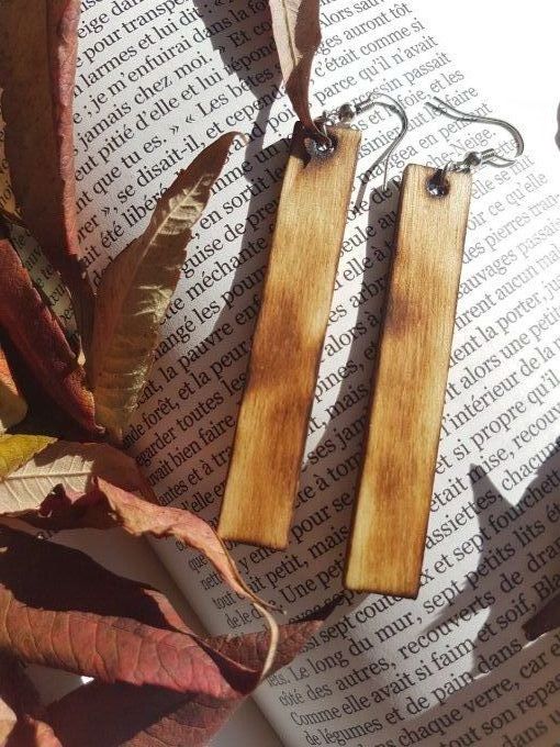 Boucles d'oreilles "Barbe-Bleue"