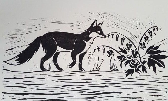 Renard et coeur de Marie 
